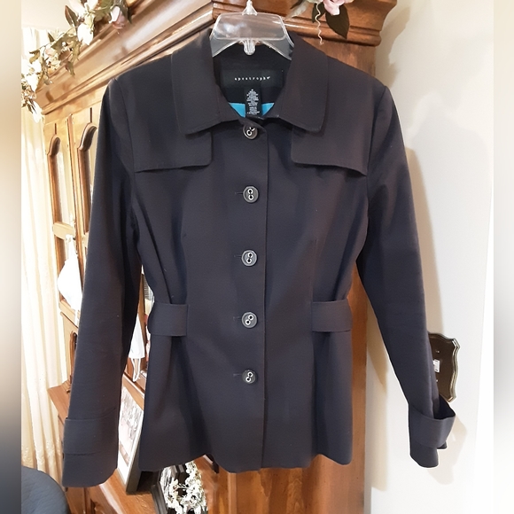 Apostrophe Jackets & Blazers - Black Blazer / Jacket with Blue Lining Size 10